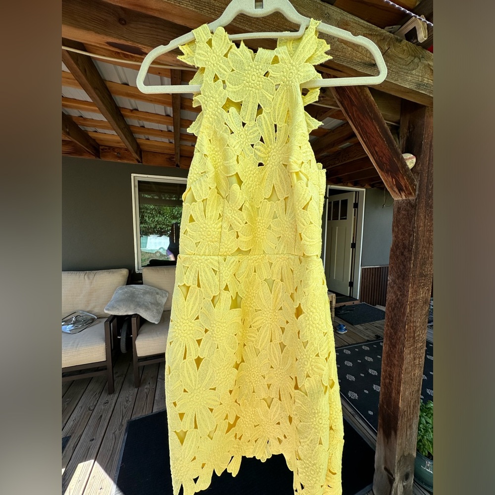 Saylor by Free People Yellow Flower Dress